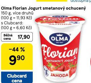 OLMA FLORIAN JOGURT SMETANOV OCHUCEN