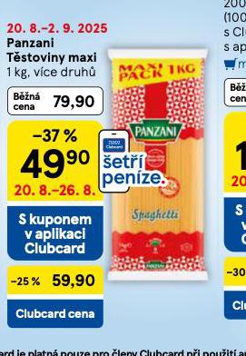 PANZANI TSTOVINY MAXI