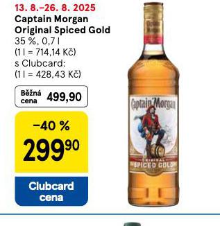 CAPTAIN MORGAN ORIGINAL SPICED GOLD