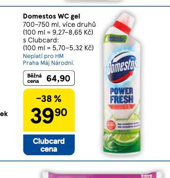 DOMESTOS WC GEL
