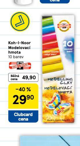 KOH-I-NOOR MODELOVAC HMOTA