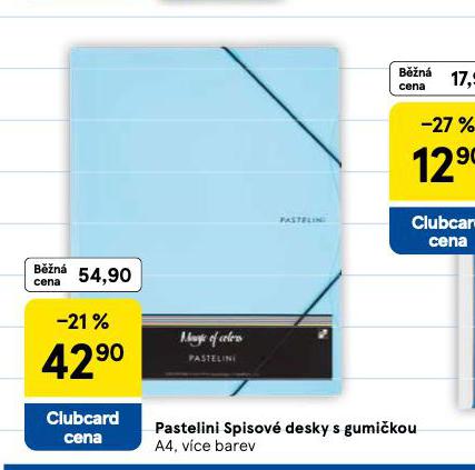 PASTELLINI SPISOV DESKY S GUMIKOU
