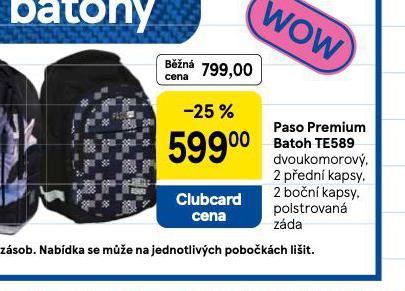 PASO PREMIUM BATOH TE589