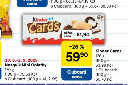 KINDER CARDS