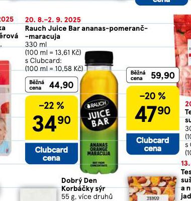 RAUCH JUICE ANANAS-POMERAN-MARACUJA