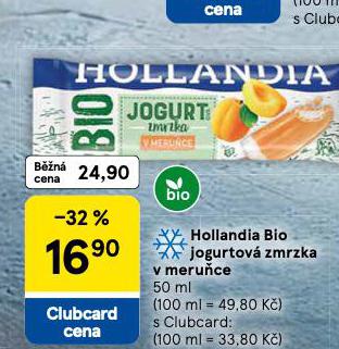 HOLLANDIA BIO JOGURTOV ZMRZKA V MERUCE