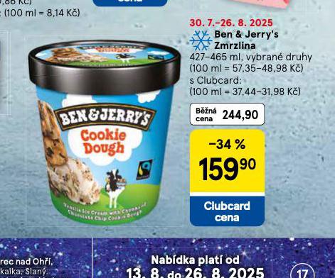 BEN & JERRYS ZMRZLINA