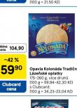 OPAVIA KOLONDA TRADIN LZESK OPLATKY