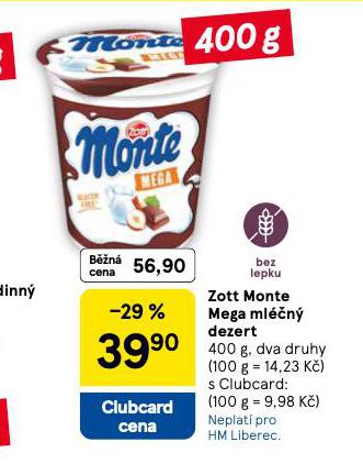 ZOTT MONTE MEGA MLN DEZERT