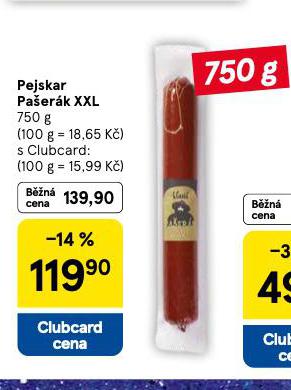 PEJSKAR PAERK XXL