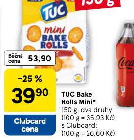 TUC BAKE ROLLS MINI