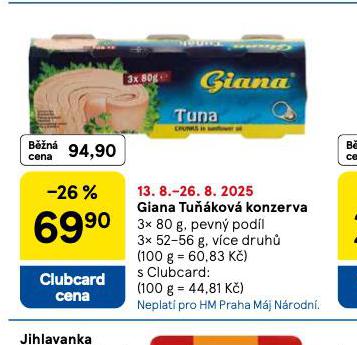 GIANA TUKOV KONZERVA
