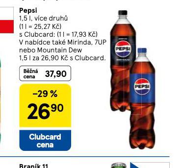 PEPSI, MIRINDA, 7UP, MOUNTAIN DEW
