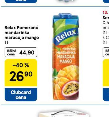 RELAX POMERAN MANDARINKA MARACUJA MANGO
