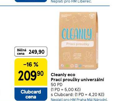 CLEANLY ECO PRAC PROUKY UNIVERZLN