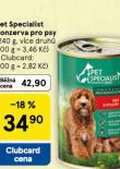 PET SPECIALIST KONZERVY PRO PSY