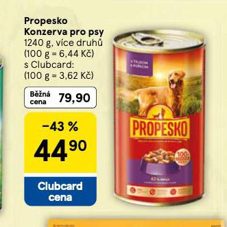 PROPESKO KONZERVA PRO PSY