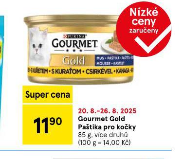GOURMET GOLD PATIKA PRO KOKY