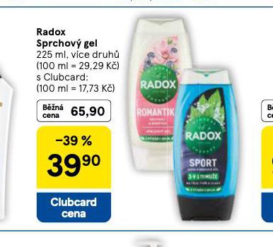 RADOX SPRCHOV GEL