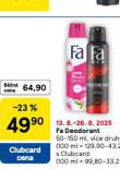 FA DEODORANT