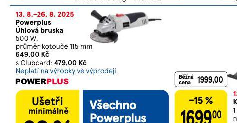 POWERPLUS HLOV BRUSKA