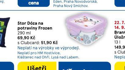 STOR DZA NA POTRAVINY FROZEN