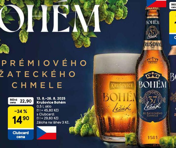 PIVO KRUOVICE BOHM