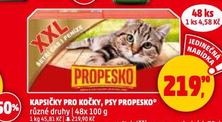 PROPESKO KAPSIKY PRO PSY