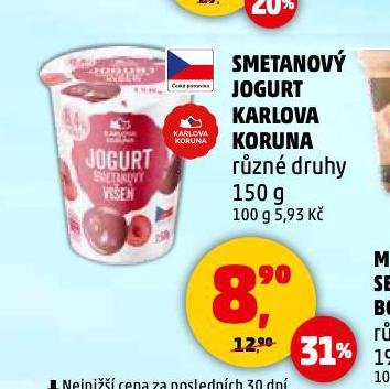 SMETANOV JOGURT