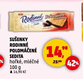SUENKY RODINN POLOMEN SEDITA