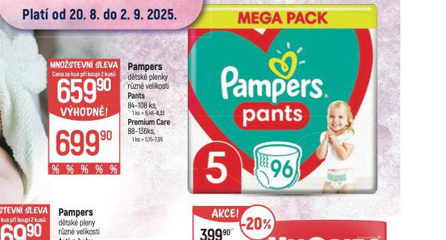 PAMPERS DTSK PLENKY