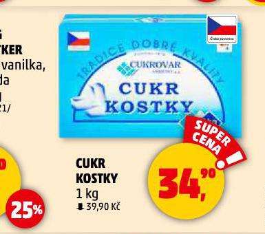 CUKR KOSTKY