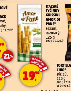 ITALSK TYINKY GRISSINI AMOR DI PANE