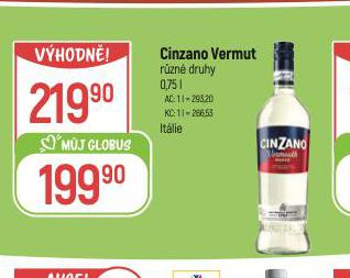 CINZANO VERMUT