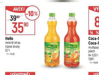HELLO OVOCN SIRUP