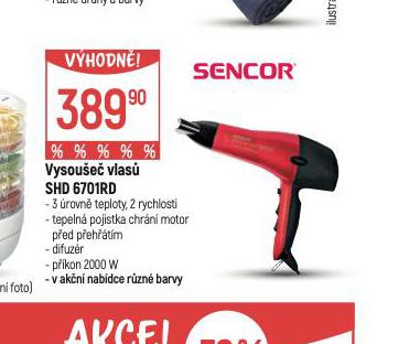 VYSOUE VLAS SENCOR