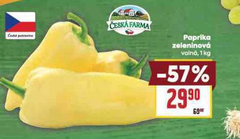 PAPRIKA ZELENINOV