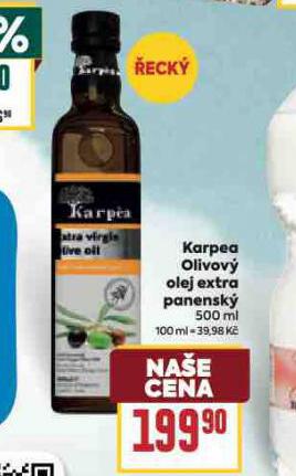 KARPEA OLIVOV OLEJ EXTRA PANENSK