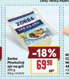 ZORBA PLNOTUN SR NA GRIL