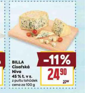 BILLA CSASK NIVA 45%
