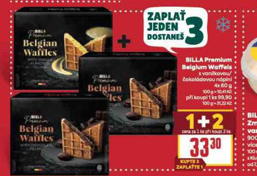 BILLA PREMIUM BELGIUM WAFFELS