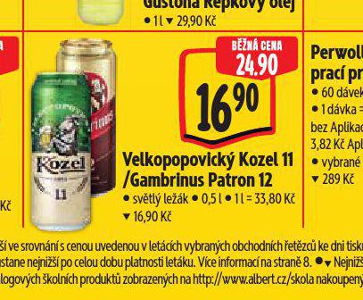 PIVO VELKOPOPOVICK KOZEL 11