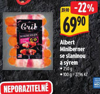 MINIBERNER SE SLANINOU A SREM