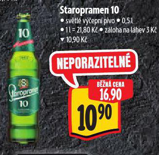 PIVO STAROPRAMEN 10