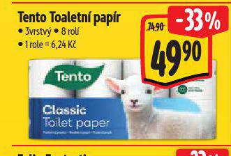 TENTO TOALETN PAPR