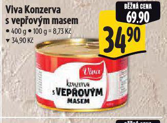 VIVA KONZERVA S VEPOVM MASEM
