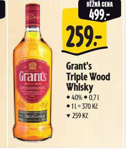 GRANT'S TRIPLE WOOD WHISKY