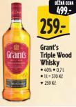 GRANT'S TRIPLE WOOD WHISKY