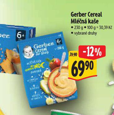 GERBER CEREAL MLN KAE