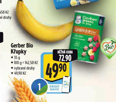 GERBER BIO KUPKY